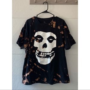 Reverse Tie Dye Misfits Tee